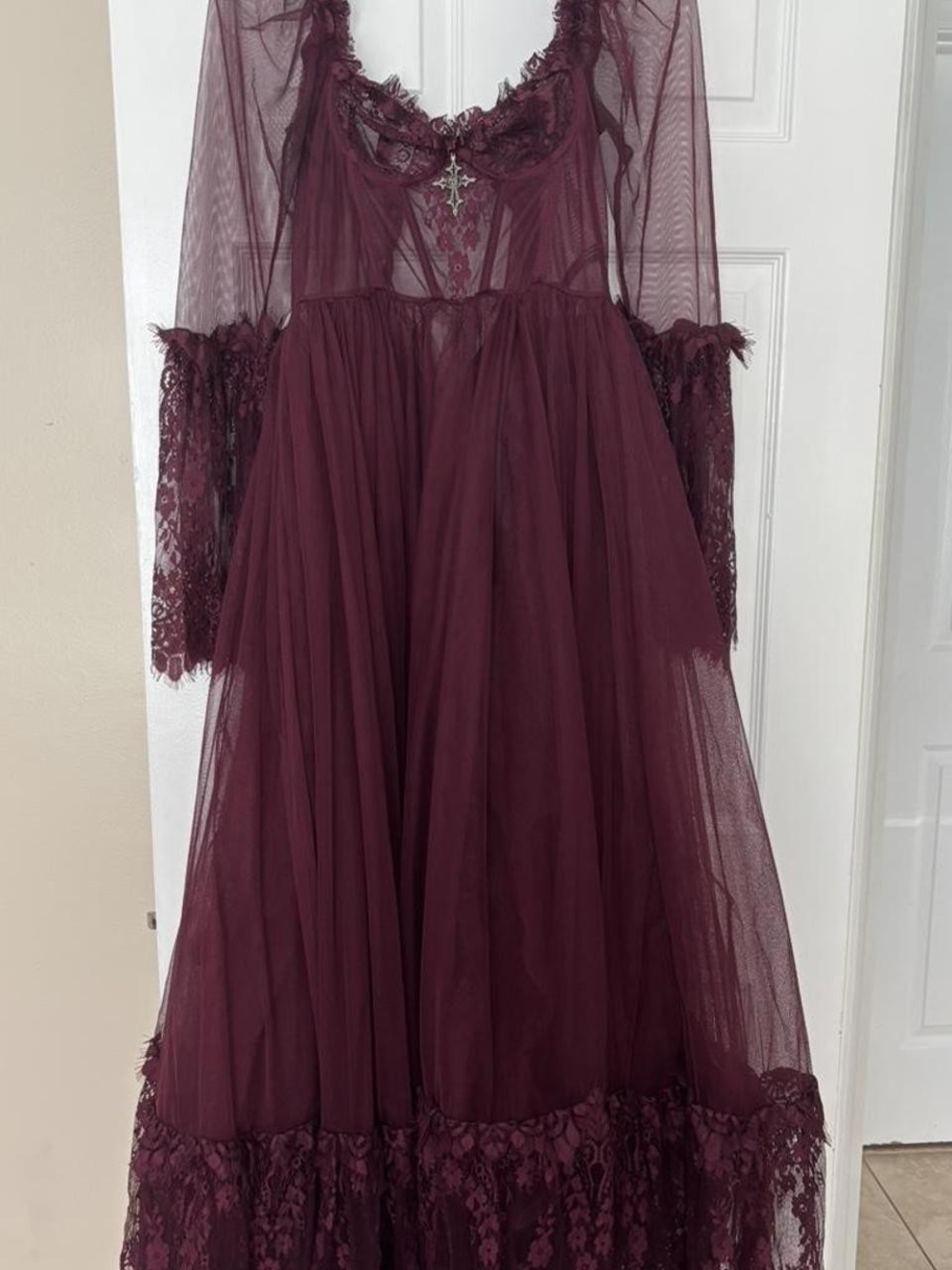 Dolls Kill - Widow - Dance With Death Dress Gown - Size L